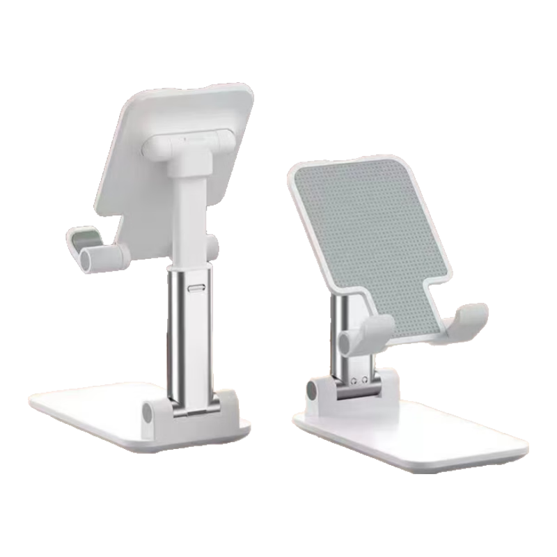 手机支架桌面支架 便携可升降调节手机平板适用于苹果17支架直播阅读网课考研追剧多功能折叠便携 【珍珠白】