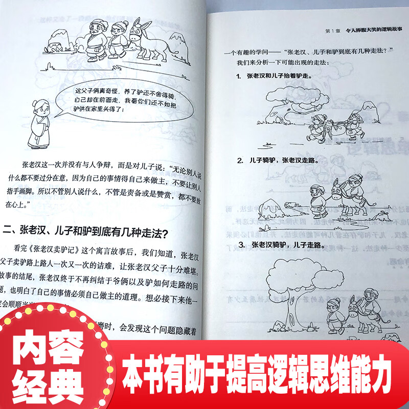 写给孩子的趣味逻辑学 故事生动有趣 漫画插图在故事中探索逻辑的奥秘 写给孩子的趣味逻辑学 本