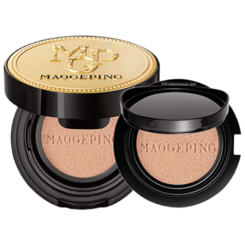 毛戈平（MAOGEPING）801白皙色鱼子酱气垫粉底液14g+替换装14g遮瑕控油【临期清仓】
