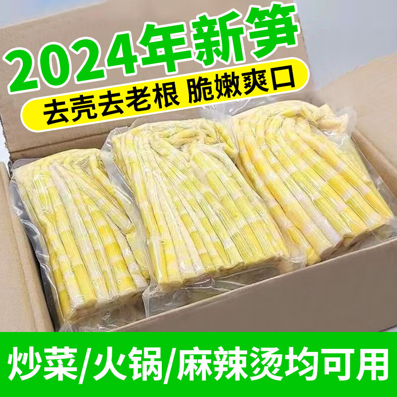 盼溪竹筍嫩筍尖當(dāng)季新鮮小竹筍手撕筍手剝筍免切野生冬筍干廣西特產(chǎn) 嫩竹筍尖500克/一包