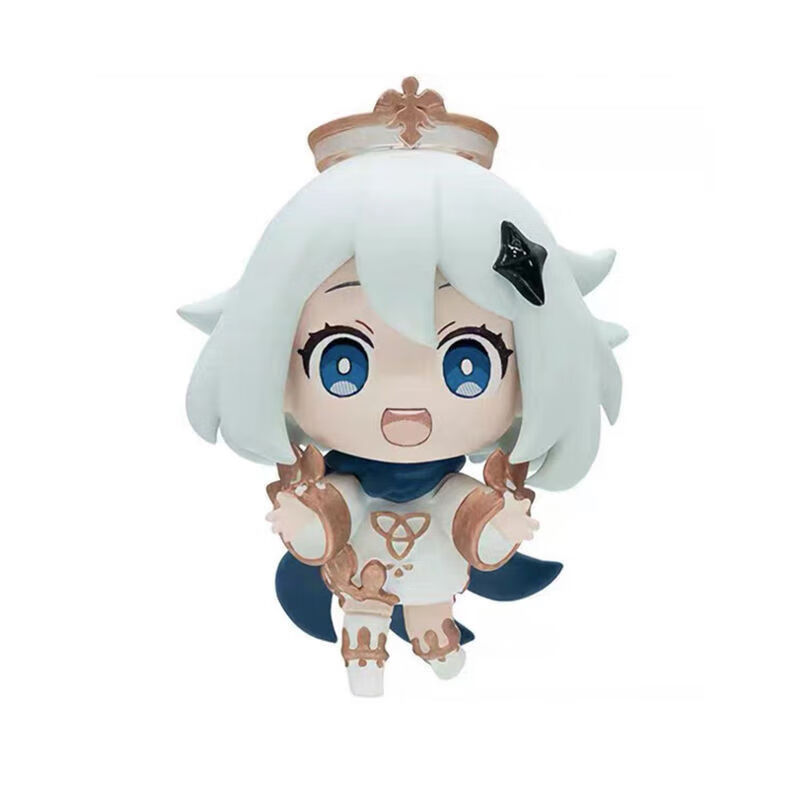 周边q版胡桃甘雨桌面机箱摆件生日礼物2次元公仔潮玩 q版原神-派蒙