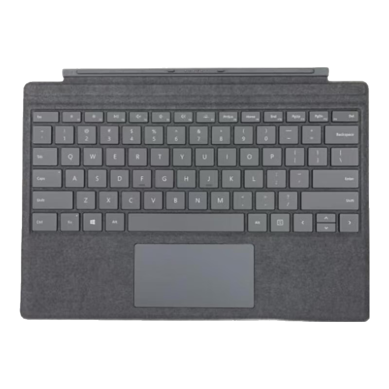 微軟（Microsoft）Surface鍵盤Pro7/7+/6/5/4鍵盤磁吸鍵盤實(shí)體鍵盤背光鍵盤原裝鍵盤12.3英寸平板電腦保護(hù)套外殼 木炭灰鍵盤【盒裝|店保一年】
