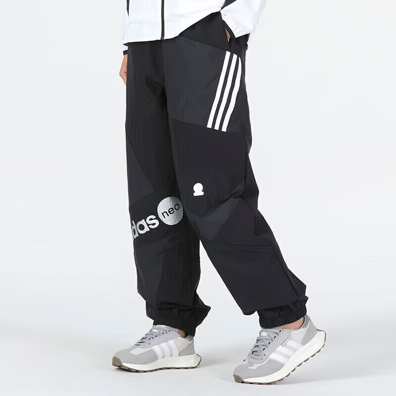 adidas阿迪达斯neo运动裤女裤时尚宽松舒适长裤户外跑步健身休闲裤 ia