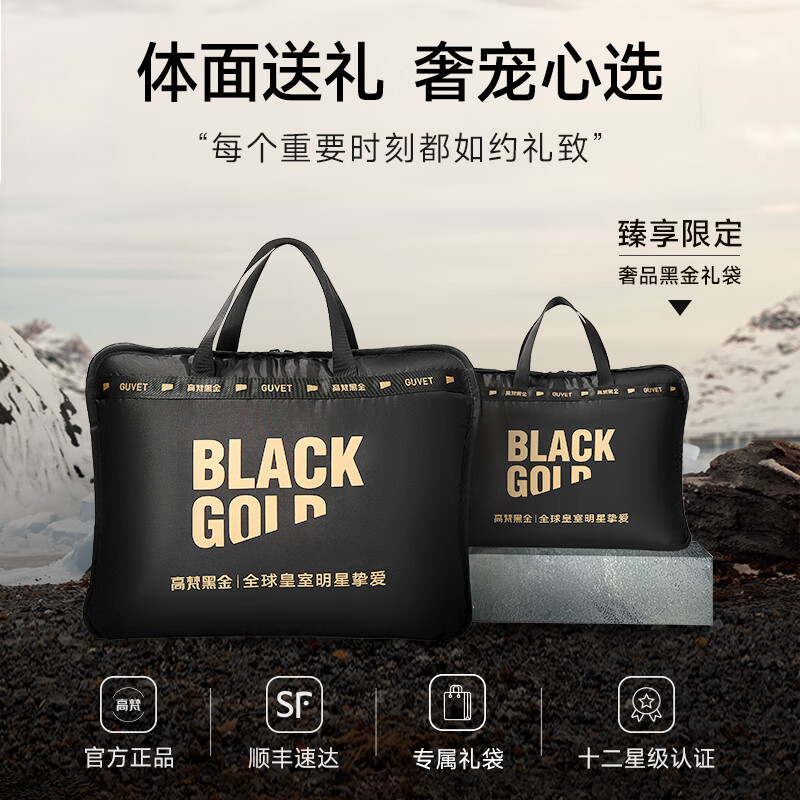 高梵【雷军同款】黑金鹅绒服机能4.0五格羽绒服男短款冬季黑色外套 高定骑士黑 M (120-140斤 飞天鹅绒219g)