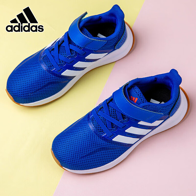 阿迪达斯 （adidas）儿童运动鞋跑步鞋青少年休闲鞋 蓝色 30.5码 