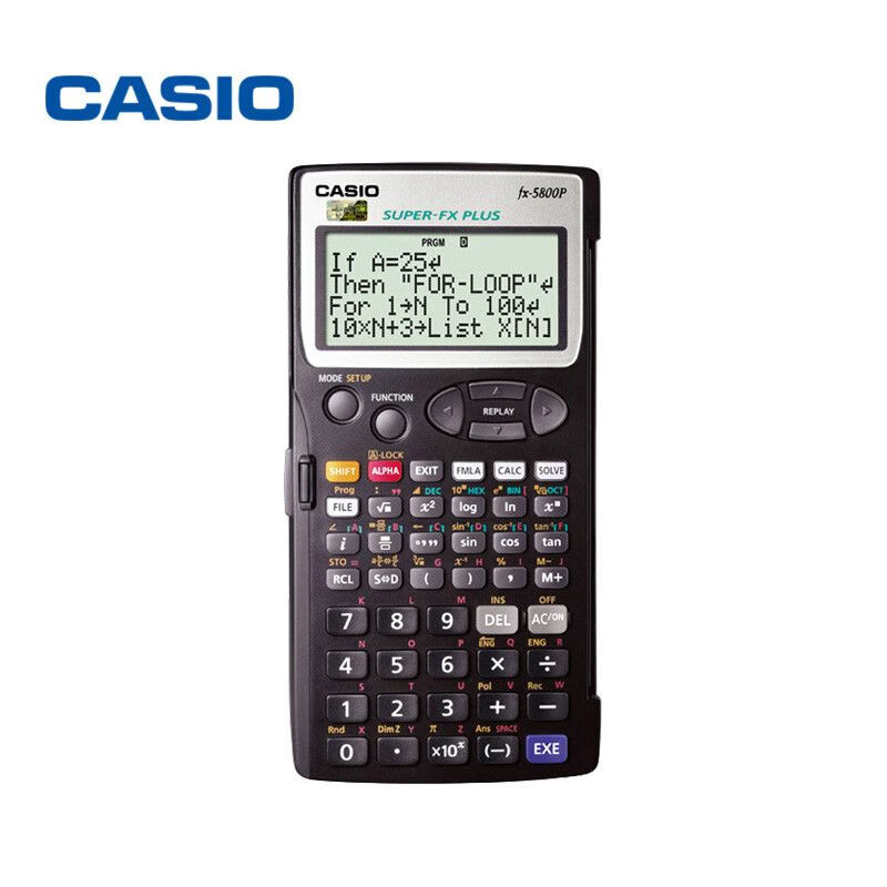 卡西欧（CASIO）fx-5800P工程测量计算机编程函数计算器建筑测绘 FX-5800P（￥386）