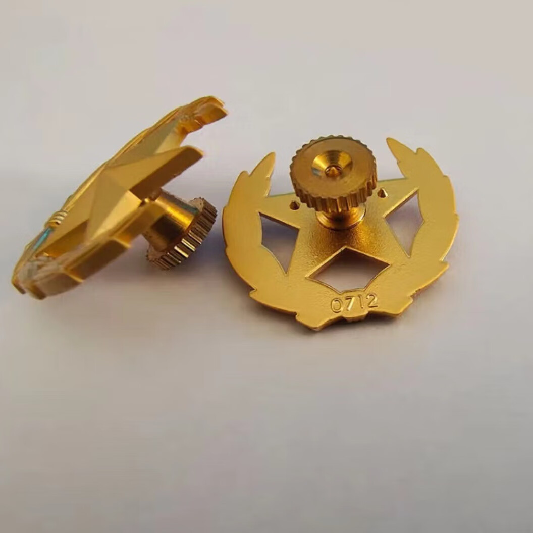 军迷标志服饰配饰橄榄枝松枝领花大小领花收藏 通用小领花