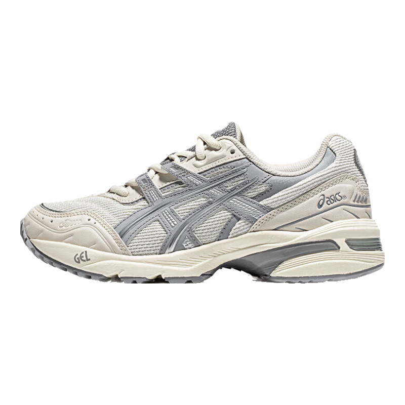 亚瑟士ASICS运动鞋男鞋女鞋复古休闲舒适透气时尚老爹鞋 GEL-1090 亮白色/片状岩石 44