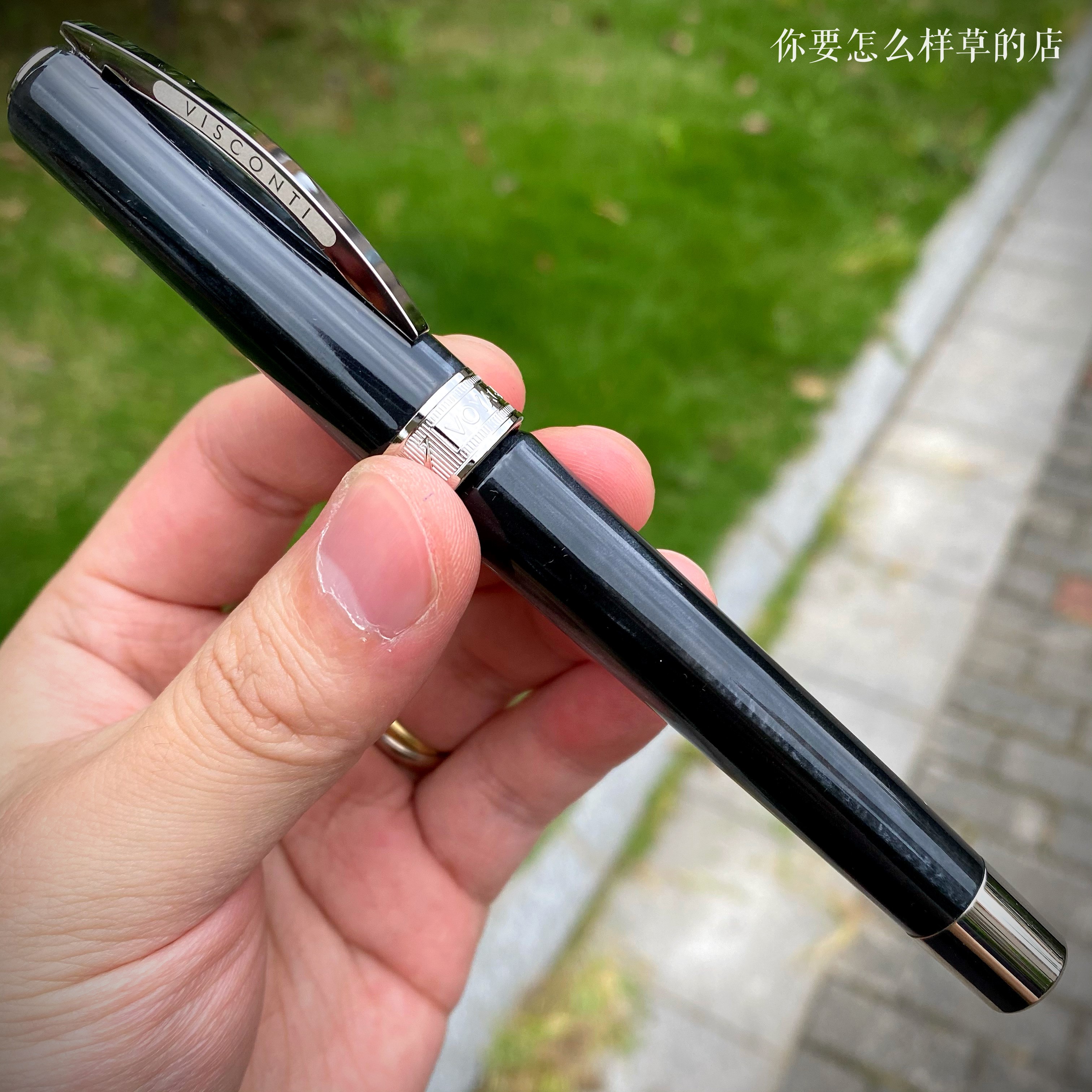 意大利 维斯康蒂 旅行者 钢笔 voyager 14k金尖 黑色 ef尖