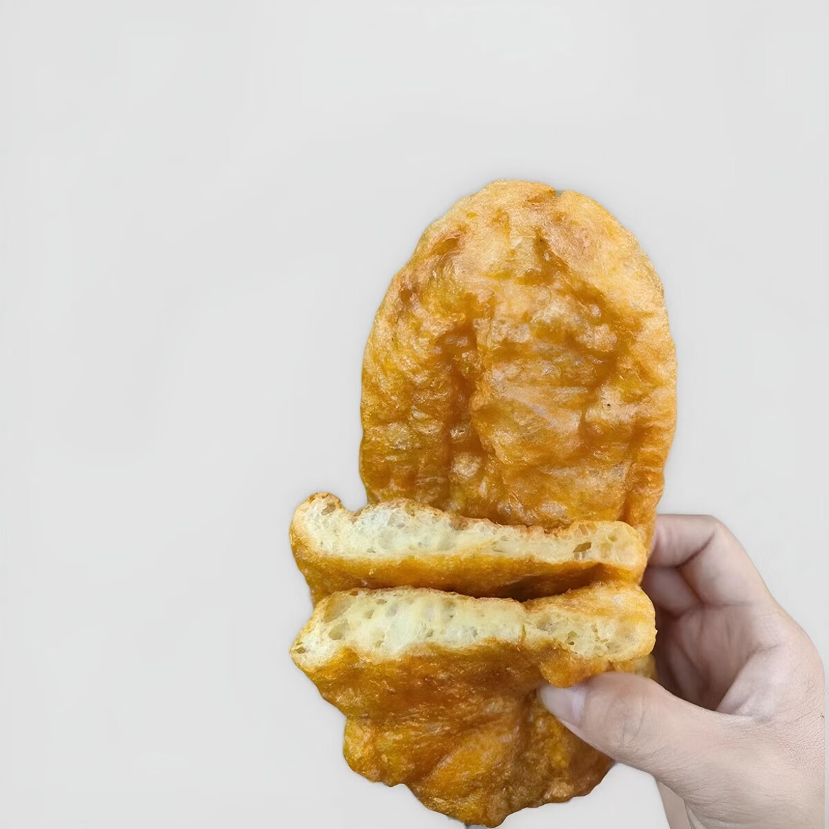 隽颜堂广东风味扁油面筋一斤装牛杂小吃麻辣烫串串香打边炉火锅面筋