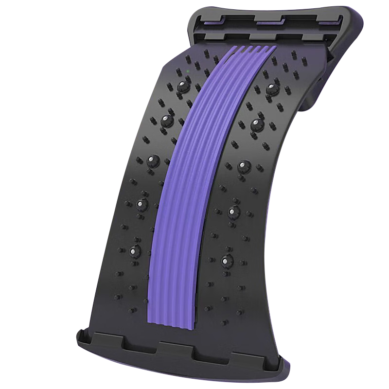 腰椎间盘突出理疗器按摩睡觉治疗器腰部腰垫矫正专用椅子睡板神器 紫色