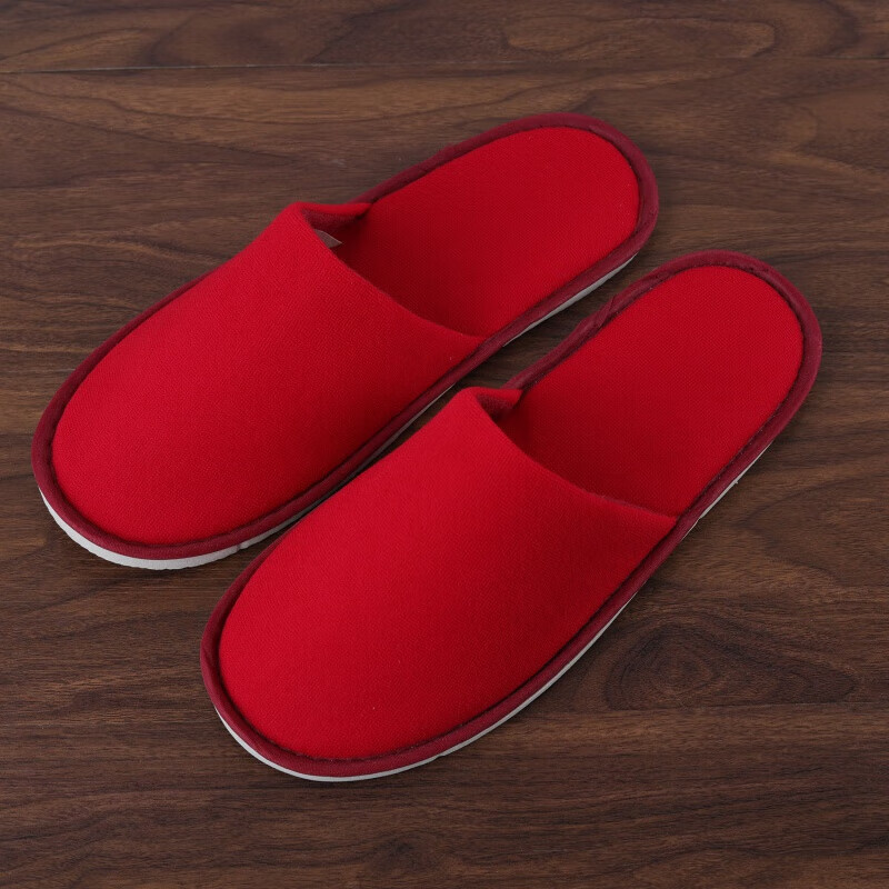 红色 真美布拖鞋 10双价格