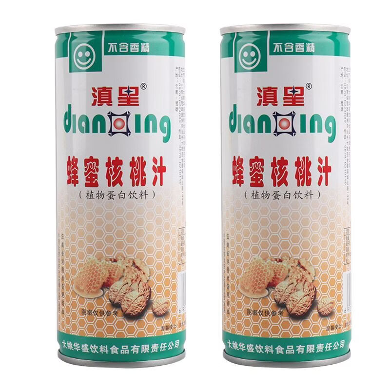 食怀云南大姚滇星蜂蜜核桃汁饮料楚雄特产云南饮料整箱云南特产 6瓶
