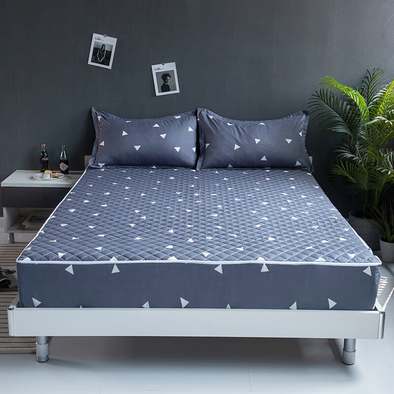 创京懿选席梦思床垫外套六面包床笠单件床罩夹棉加厚席梦思保护套乳胶