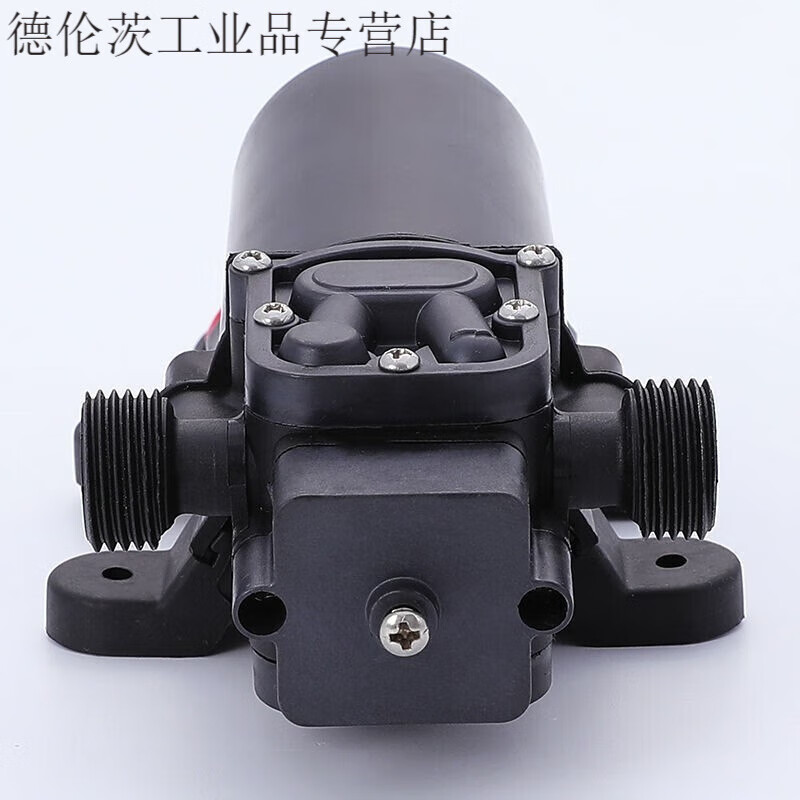 水泵洗车蒸汽打压侧漏循环增压大功率隔膜泵 大功率清洗泵 24v170瓦