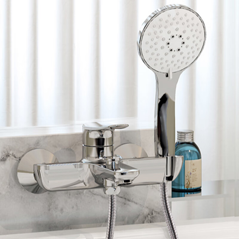 施韵令美标卫浴花洒套装家用挂墙式雨淋淋浴花洒套装阀芯0911 浴缸