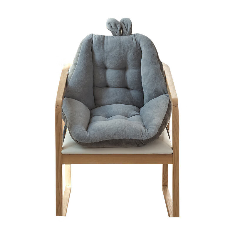 同依坐垫屁垫椅子垫护腰座垫办公室久坐学生教室靠背一体XY屁股垫子 宝宝绒蓝色【双面加绒加厚】 45*45cm中号【大多数选择】