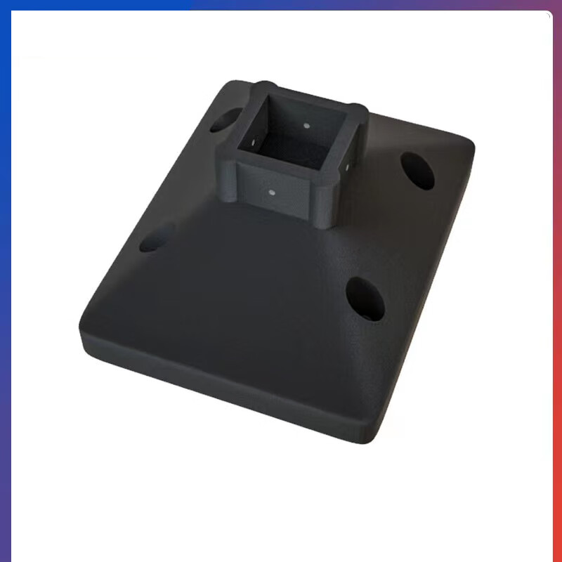 德威狮 橡胶护栏底座 道路市政交通隔离栏围栏底座 橡胶底座 一个价