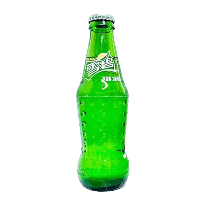 可口可乐玻璃瓶老式饮料雪碧芬达橙味苹果味汽水 200ml*6瓶【雪碧】