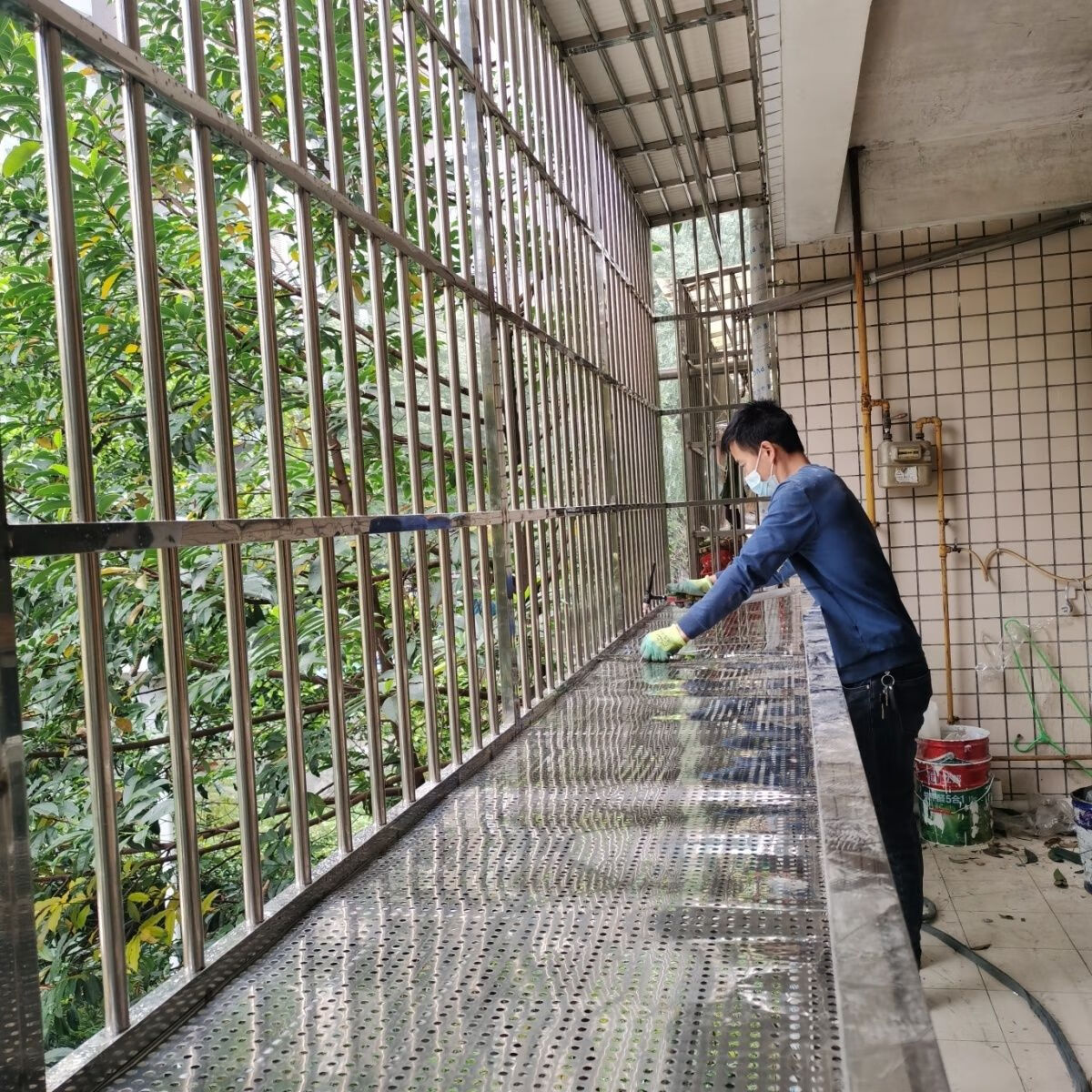 维诺亚成都定制防盗窗304不锈钢防护栏飘窗阳台护栏儿童安全窗户防盗网 主图款式