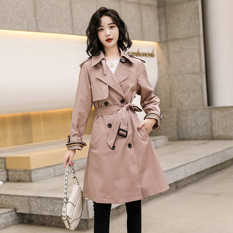 arm女士风衣高档中长款欧洲站2024春秋新款韩版时尚宽松高级感风衣女