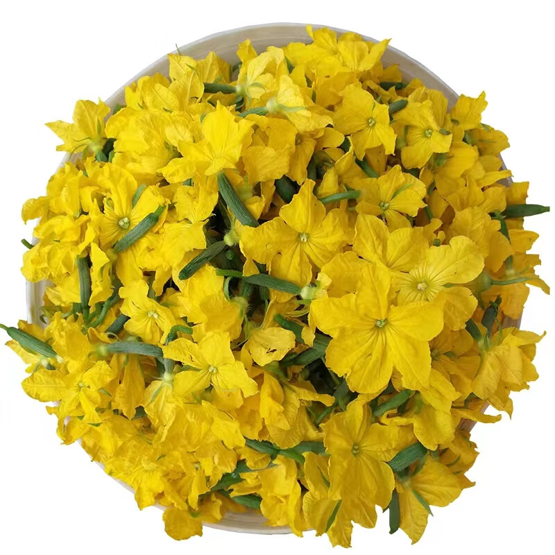 风筝王【顺丰】黄瓜花 新鲜小黄瓜花 青瓜花 特嫩水果黄瓜顶花 黄瓜仔 现摘黄瓜花 3斤