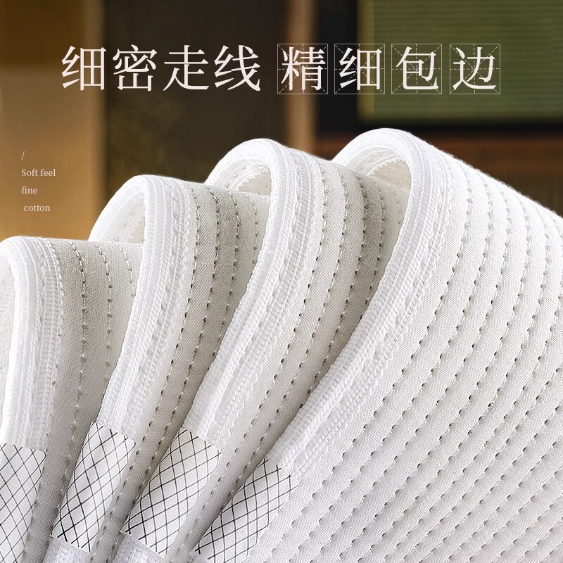 足印部落3双装 千层布鞋垫男吸汗防臭透气不闷脚女手工棉麻夏季汗脚专用 3双装-白色】8层棉布丨吸汗透气 44码