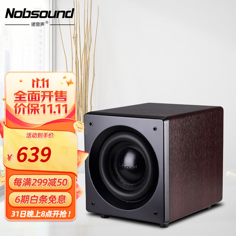 诺普声（Nobsound）SW-100 III代 家庭影院 超重有源10寸低音炮音箱 有源音响 10寸（胡桃木）有源炮 180W怎么样,好用不?
