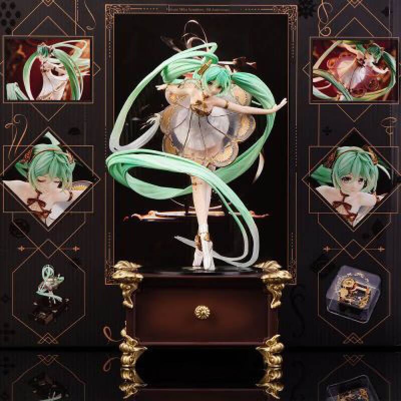 初音未来:5周年纪念版:交响乐初音动漫周边二次元美少女摆件 初音未来