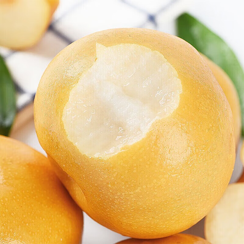 JDBMO秋月梨山东莱阳羊脂冰糖梨子正宗千玥膏梨水果送礼品 5斤精选商超级7-12枚净4.5斤 源头直采【精选好果】