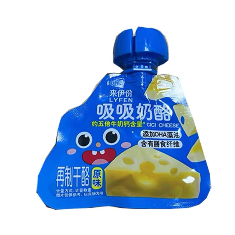 来伊份来伊份吸吸奶酪10个(约320g)原味草莓小布丁果冻网红小吃零食