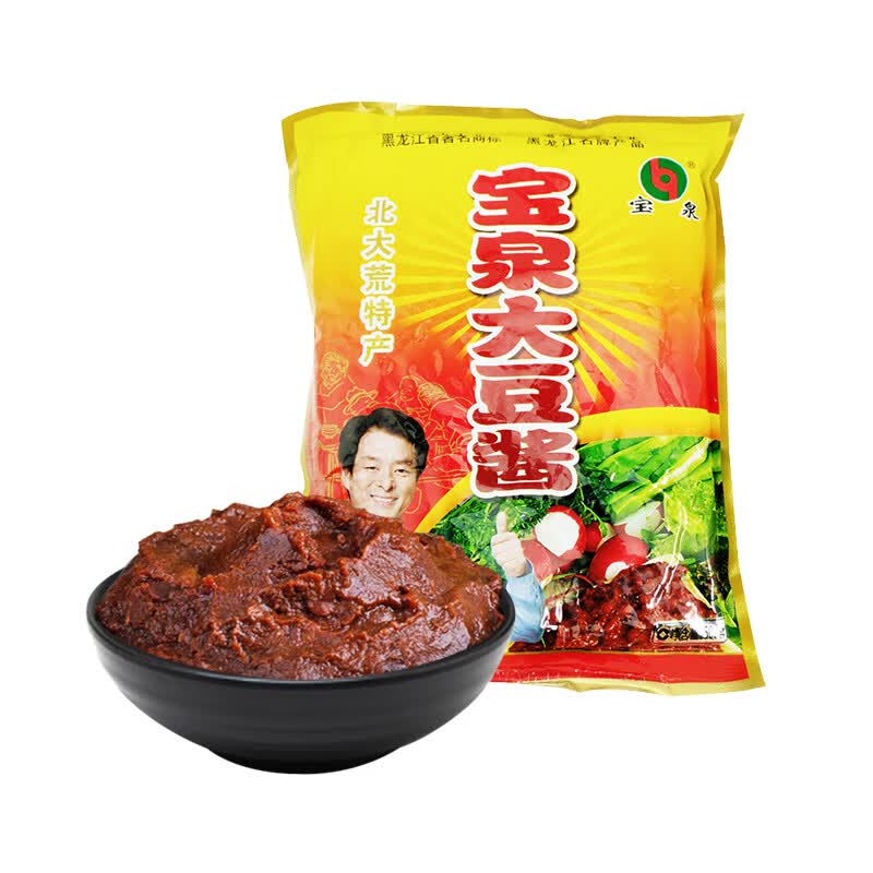 宝泉大豆酱500g东北宝泉岭豆瓣酱东北农家大酱 1包