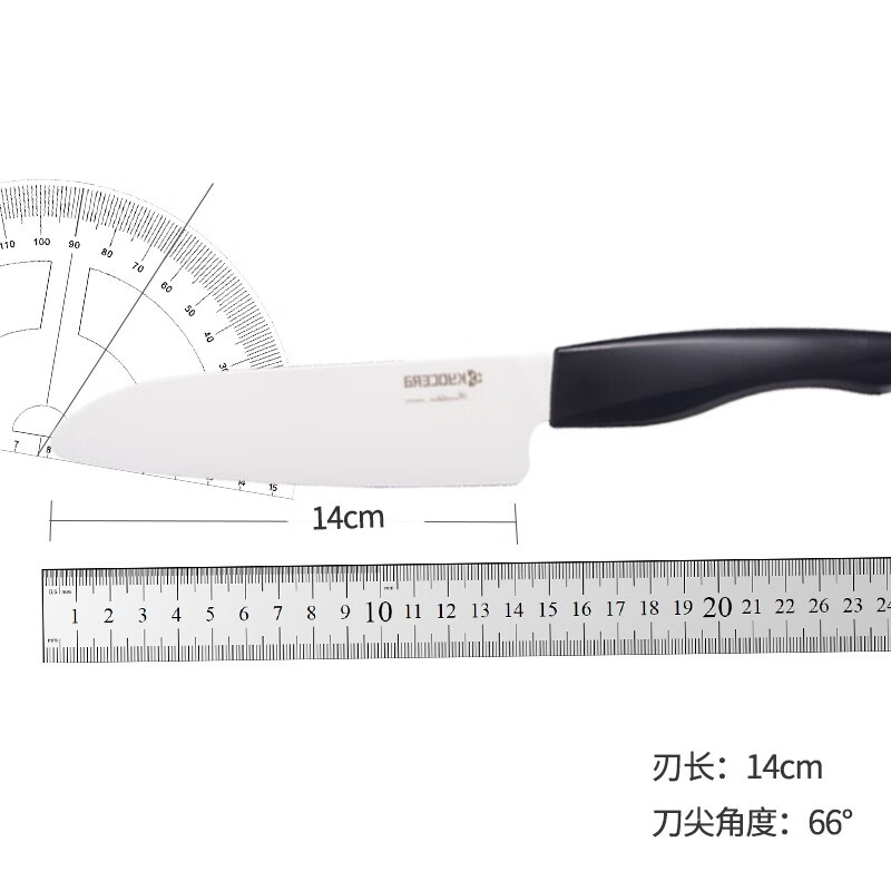 京瓷（KYOCERA）日本京瓷陶瓷刀厨房三德刀切水果刀具蔬菜刀宝宝辅食刀5.5寸 5.5寸绿色