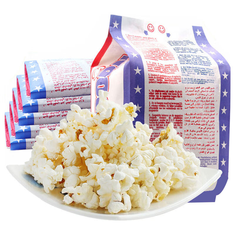 米乐谷微波炉爆米花玉米粒奶油甜味玉米花电影院休闲小零食自制diy