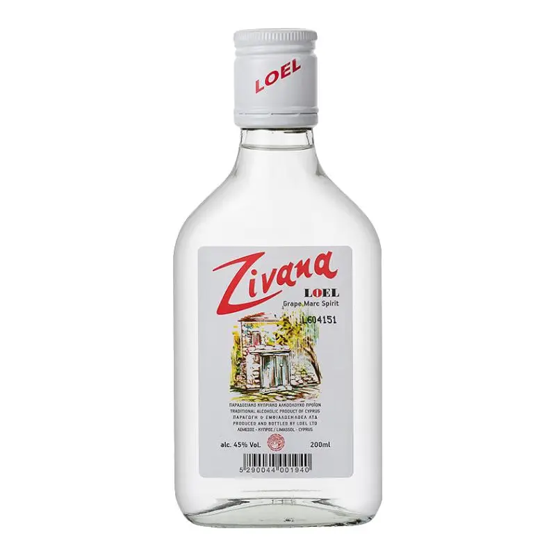 Zivana Loel鱼尾菊葡萄蒸馏白酒 非物质文化遗产 G100银奖 塞浦路斯原瓶进口 50ml *12瓶