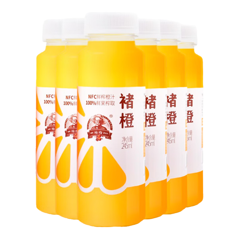 ���ڲ������ҳ�100%NFC��ե��֭ �����ӷ�Ũ����ԭ��֭245ml*6ƿ