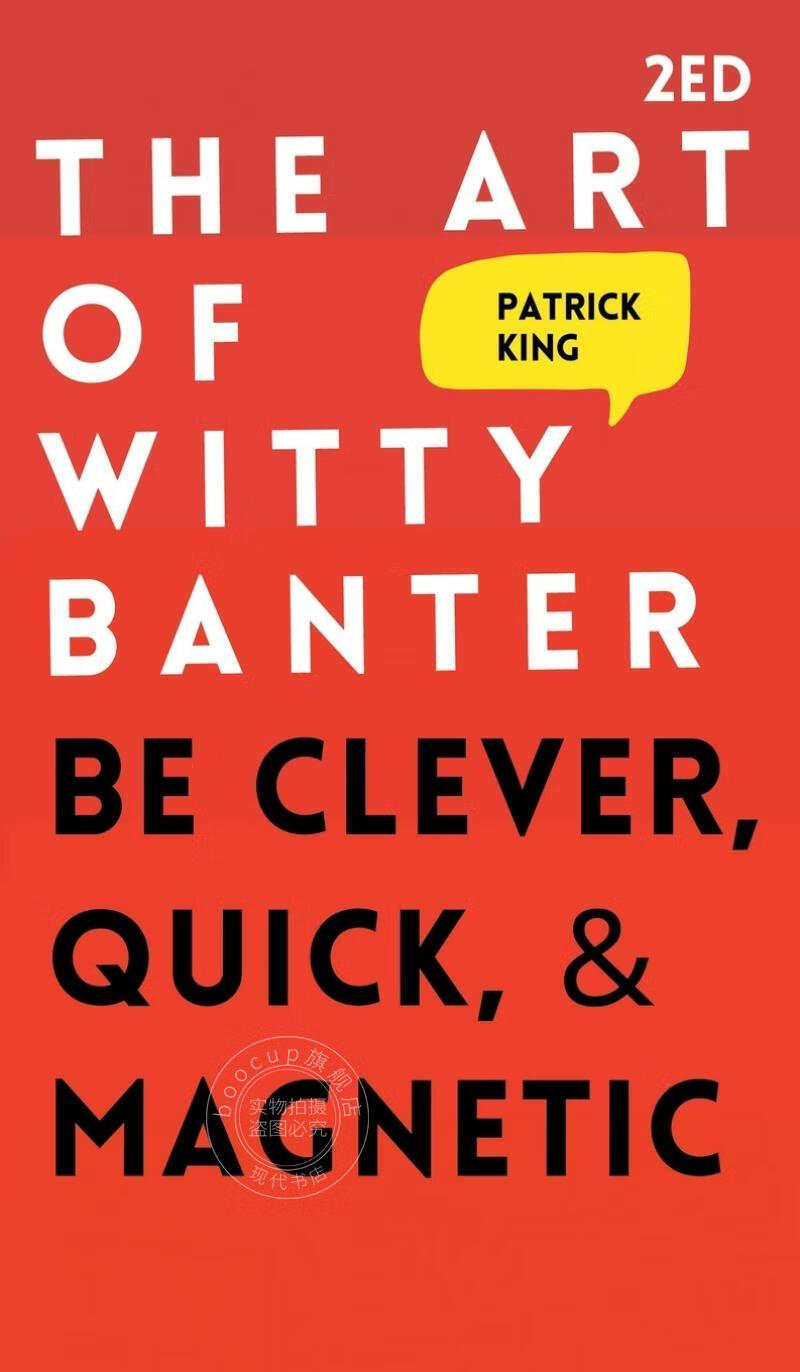 【2周达】预售 按需印刷 the art of witty banter