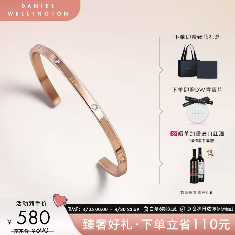 丹尼尔惠灵顿（DanielWellington）DW手镯时尚首饰闪耀星辰手镯女情侣手环520礼物女DW00400531