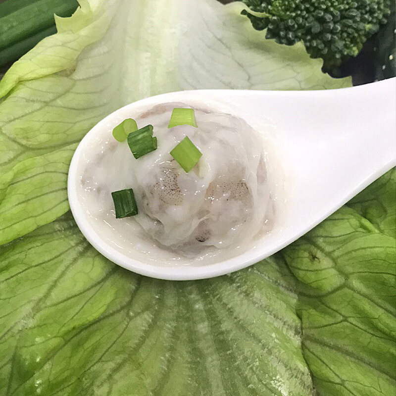 顶吉渔虾滑大颗粒国产虾滑手打虾丸火锅丸子火锅食材健康轻食家用 虾滑100g*9袋