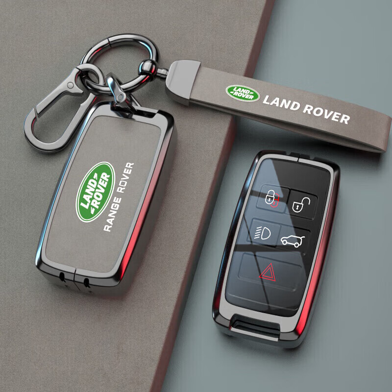 京佳乐适用22路虎钥匙套揽胜极光卫士眞皮发现运动版男女汽车钥匙套包