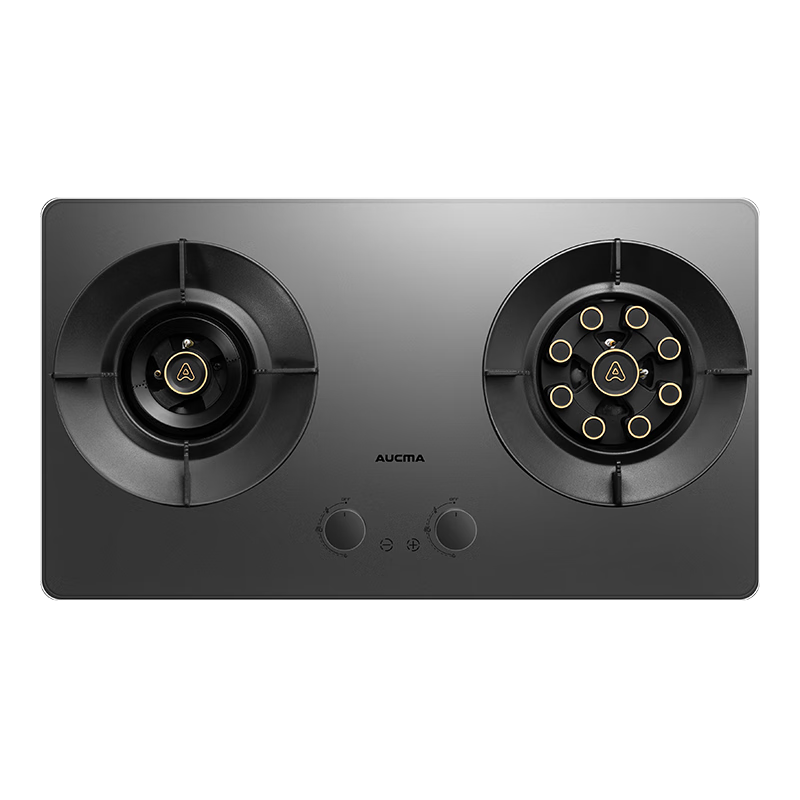 澳柯玛燃气灶 双灶家用煤气灶天然气液化气5.2kW猛火灶具 台式嵌入式两用 一级能效 灶具 天然气灶 液/5.0猛火九腔定时27BD