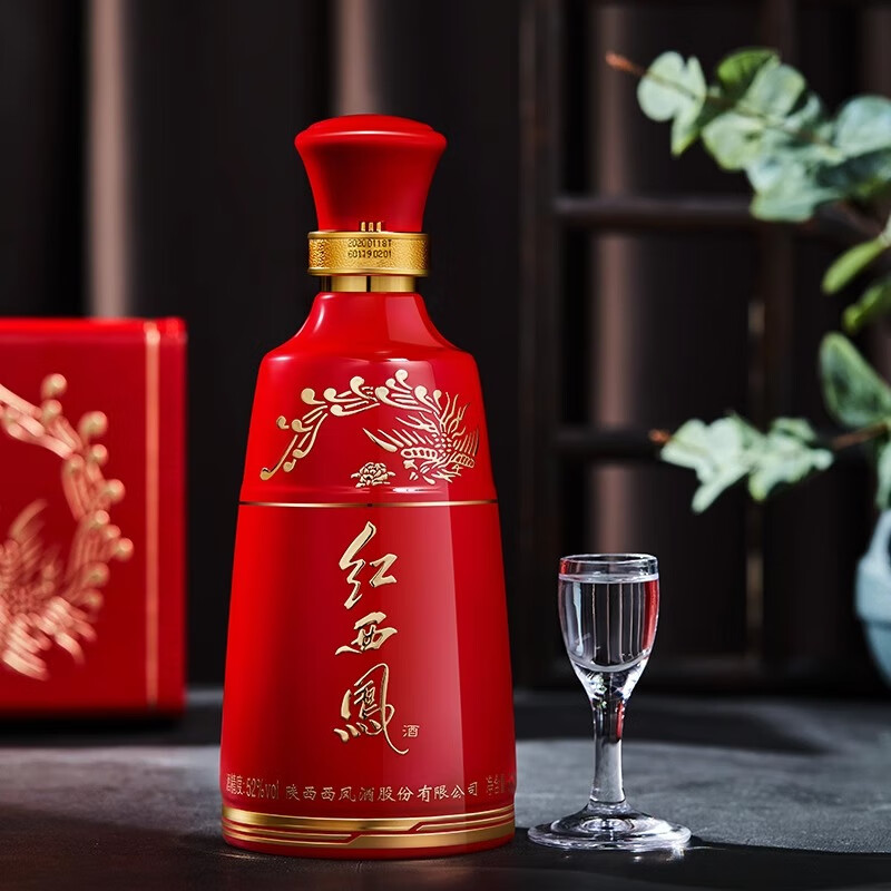 西凤酒红西凤52%vol 凤香型白酒500ml 单瓶装【报价价格评测怎么