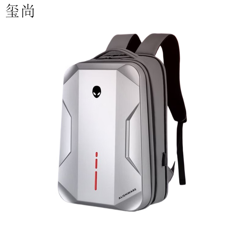 玺尚18寸电脑包外星人m18 M17笔记本双肩背包x17游戏本17.3寸M16 X16 升级款黑色 黑外星 硬壳防撞 18英寸