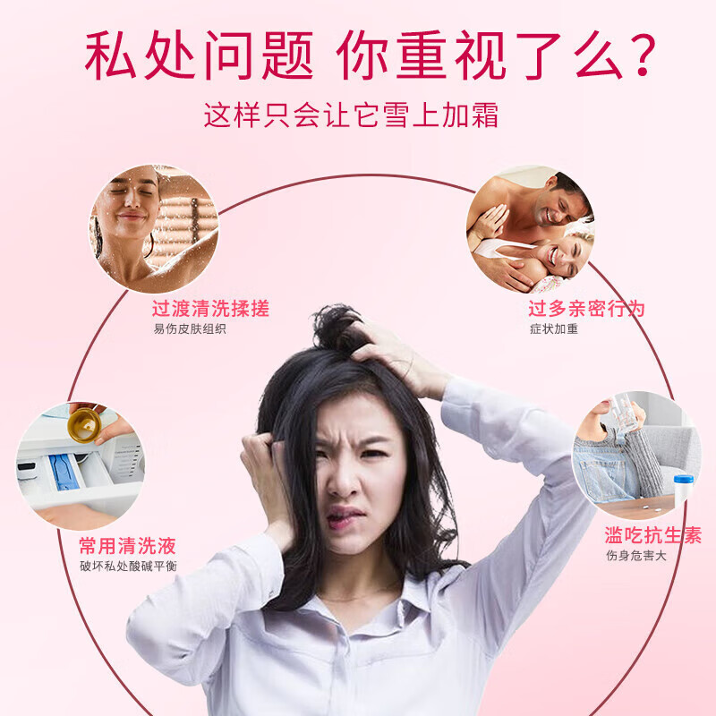 北京同仁堂 宫颈炎凝胶宫颈疼糜烂妇科凝胶私处炎症宫颈炎阴炎道私处瘙痒疼痛白带增多有异味专用凝胶 一盒装【体验4支】