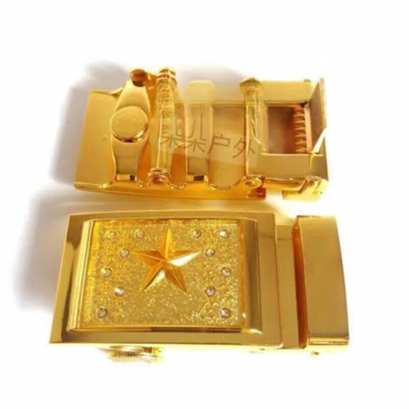 狮奥利兴将军腰带24k满天星裤带商务休闲内男士皮带礼盒装舒适软面腰