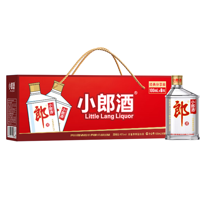 ���ڲ�����LANGJIU/�ɾ� С�ɾƾ���� 45�� Ũ�������� 100ml 6ƿ 71.9Ԫ