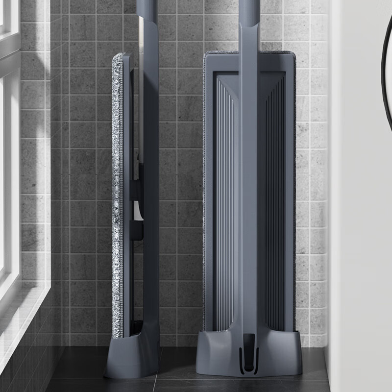 百家好世 平板拖把地板家用免手洗神器拖布头吸水擦地洗地懒人除尘通用 32cm底板平板拖把