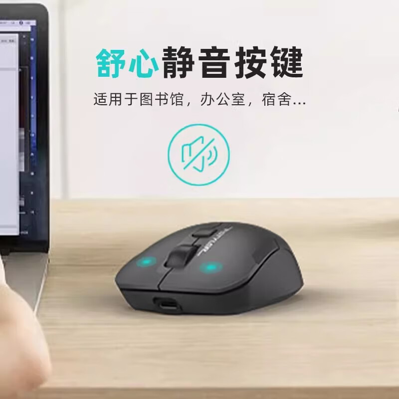 双飞燕无线数字小键盘鼠标套装财务会计收银便携充电静音笔记本电脑数字密码键盘伴侣免切换双飞燕 无线数字小键盘静音套装FG1600C