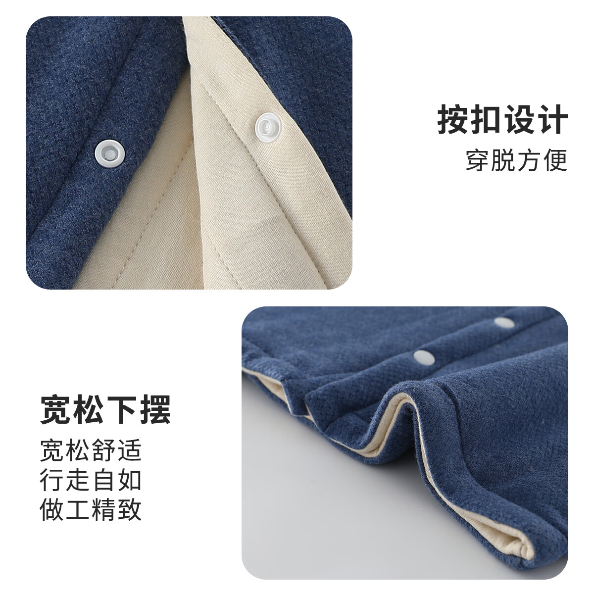 马骑顿儿童马甲加绒加厚宝宝男童女童春秋冬款马夹保暖背心冬季内穿打底 藏青 140 (身高125-134cm 体重55-65斤)