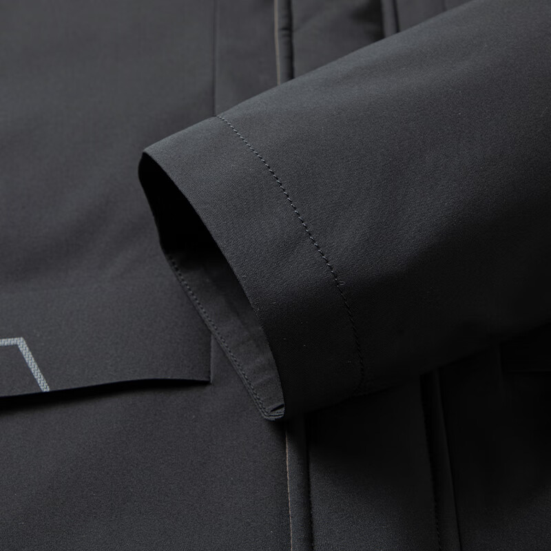 罗蒙（ROMON）【一衣多穿】中长款羽绒服男冬季新款可拆羽绒内胆加厚保暖外套男 7Y014988黑色【升级款】 XL (180) （建议135-150斤）